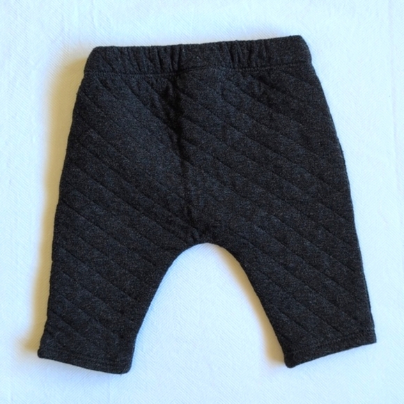 first impressions grey quilted insulated comfy pants newborn baby unisex - Picture 5 of 5